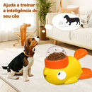Brinquedo Interativo Dispensador de Ração em Formato de Pato